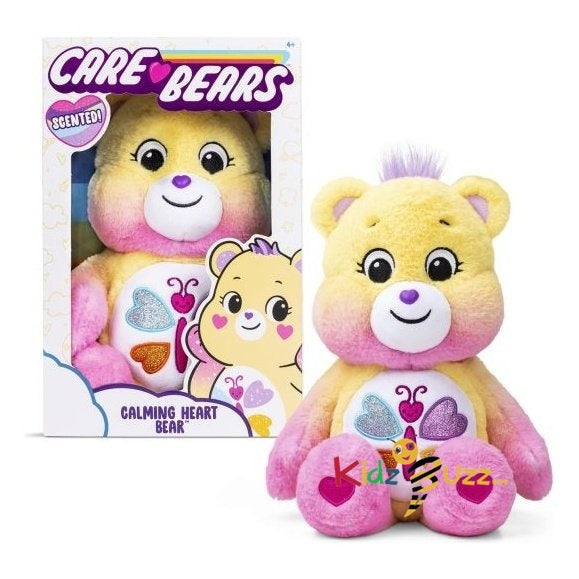 Care Bear Calming Heart Bear Soft Toy- Collectible Stuffed Cuddly Toy For Kids
