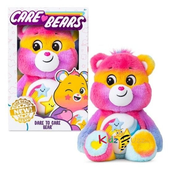 Care Bear Dare To Care Bear Soft Toy- Soft Plush Toy, Collectible Stuffed Cuddly Toy For Kids
