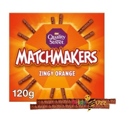 3 X Quality Street Matchmakers Zingy Orange Chocolate Box 120g