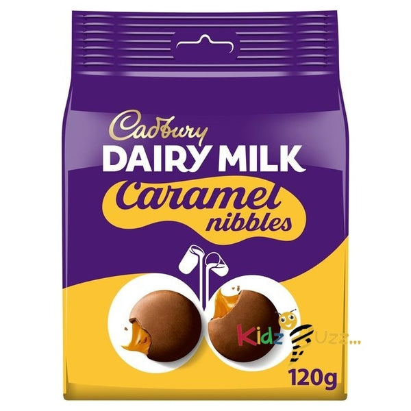 Cadbury Dairy Milk Caramel Nibbles Chocolate Bag 186G Pack of 3
