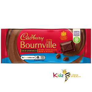 Cadbury Bournville Old Jamaica 100g- Dark Chocolate Rum & Raisin