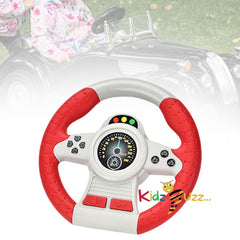 Electric Car Steering Wheel Toy for 2 3 4 Year Old Kids