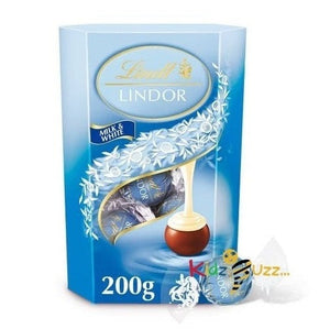 Lindt Lindor Milk & White Chocolate Box 200G