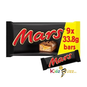 Mars Chocolate Snack Bars Multipack 9 x 33.8g (Pack Of 3)