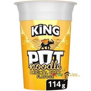 King Pot Noodle Original Curry Flavour 114g