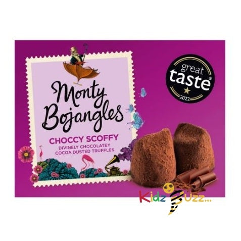 Monty Bojangles Choccy Scoffy Truffles 135G Pack Of 3