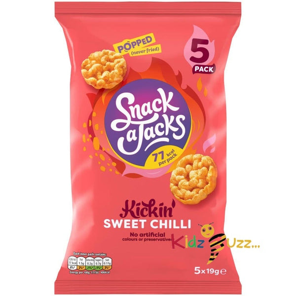 Snack a Jacks Kickin' Sweet Chilli Rice Cakes 5 x 19g