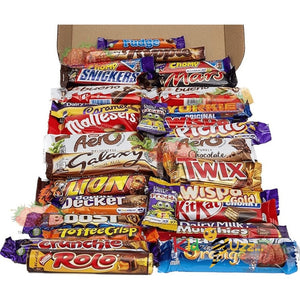 Mixed Chocolate Bar Box for Birthday I Christmas I (55 Bars)