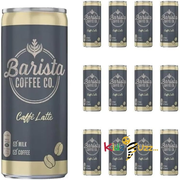 Barista Coffee Co. Caffe Latte - 250ml (Pack of 12)