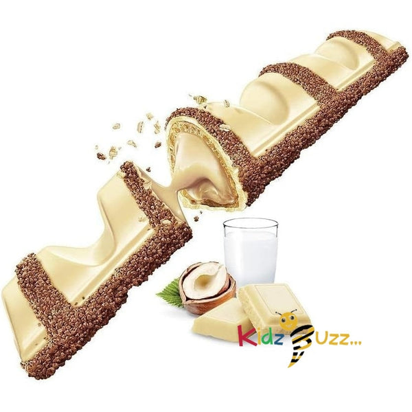 Kinder Bueno White Chocolate Bars, Pack of 30 x 2 60 bars