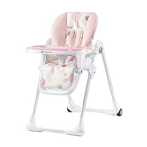 Kinderkraft Yummy Baby high Chair Pink color