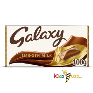 Galaxy Smooth Milk Chocolate Bar, Chocolate Gift, Movie Night Snacks, Sharing Bar 100g( Pack Of 3)