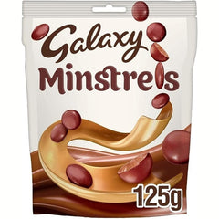Galaxy Minstrels Milk Chocolate Pouch Bag 125g - kidzbuzzz
