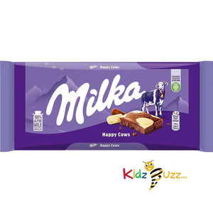 Milka Happy Cows Original Chocolate 100g(Pack of 22 Bars)