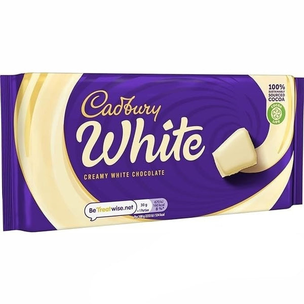 Cadbury Creamy White Chocolate Bar, 180g Pack Of 3