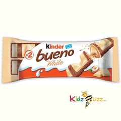 Kinder Bueno White Chocolate Bars, Pack of 30 x 2 60 bars