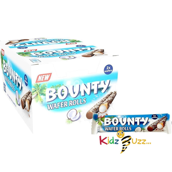 Bounty Wafer Rolls I Pack of 12 22.5g Perfect Treat For Sharing