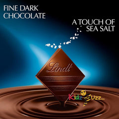 Lindt Excellence Dark Chocolate with a Touch of Sea Salt Pack of 10 100g Each – Premium Swiss Luxury Chocolate Gift Set, Rich Dark Cocoa with Delicate Sea Salt Crystals