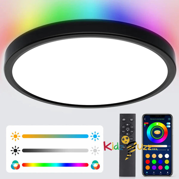 LED Ceiling Light with RGB Backlight