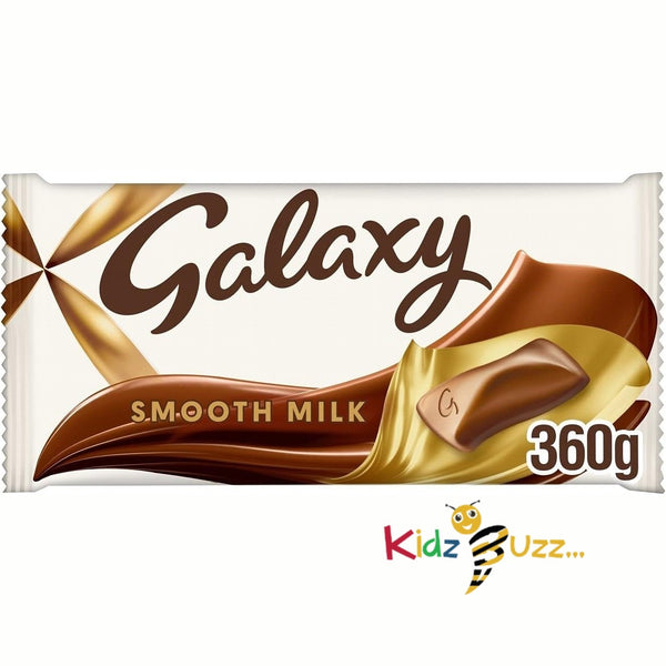 Galaxy Smooth Milk Chocolate Bar for Sharing, 360 g Pack of 1
