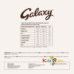 Galaxy Smooth Milk Chocolate Multipack, 24 x 42g -Full Box