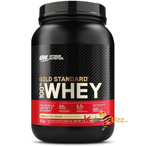 Optimum Nutrition Gold Standard 100% Whey Protein Powder - Delicious Vanilla 1 x300gms