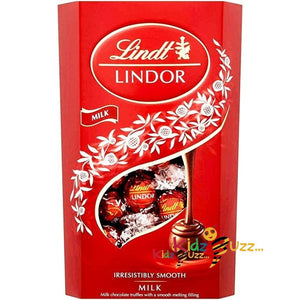 Lindt Lindor Milk Chocolate Truffles Box - Approx 16 balls, 200 g
