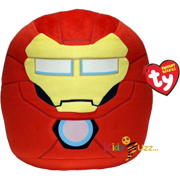 TY Marvel Avengers Iron Man ,Squishy Beanie Baby Soft Plush Marvel Toys ,Collectible Cuddly Stuffed Teddy