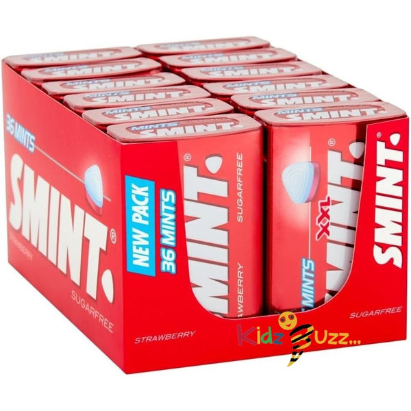 Smint Sugar Free Sweet Mints - 12 x36 XXL Tins