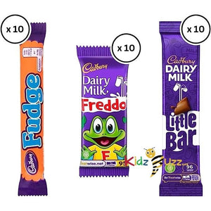 Cadbury Treat size Fudge, Cadbury Little Bars & Cadbury Freddo's - 30 pieces