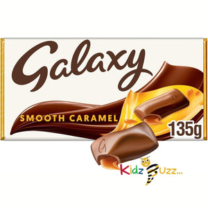 Galaxy Smooth Caramel Chocolate Bars 135g (Pack of 3)