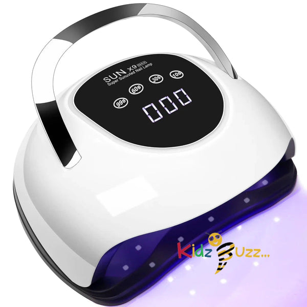 UV LED Nail Lamp, 220W Professional Faster UV Nail Dryer with 4 Timers, Touch Screen, Automatic Sensor