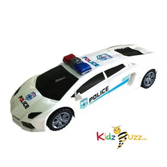 Police Deform Car With Light & Sound Effect For Kids 3+ Ages