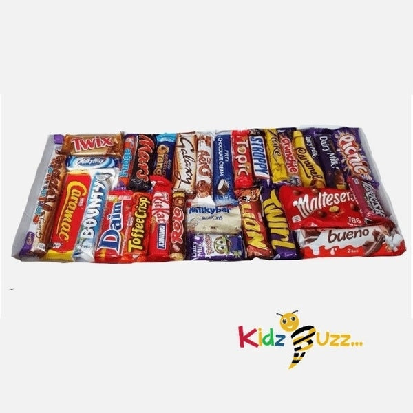 20 mixed Bar Chocolate Lovers Gift Set Box hamper Perfect for Birthday and Christmas