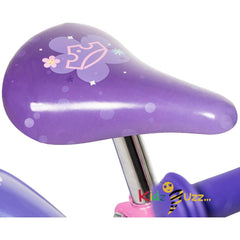 Huffy Disney Princess 12" Girls Bike with Training Wheels & Front Doll Carrier – Ideal for Kids Aged 3 to 5, Pink