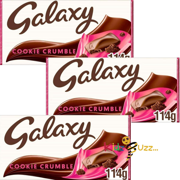Chocolate Cookie Bundle With Crumble Milk Chocolate Bar 114g 3 Pack