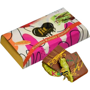 2 X Dubai Chocolate Bar Pistachio Kunafa Fit Chocolate Sweets Treat Box (200g)