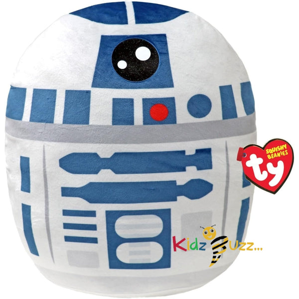 Ty R2D2 Disney Star Wars Squishy,Beanie Baby Soft Plush Toy, Collectible Cuddly Stuffed Teddy