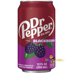 Dr Pepper Blackberry Soda, 12 x 355ml Cans - kidzbuzzz