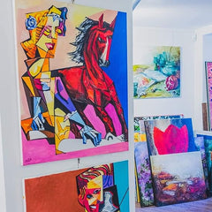 50x60cm  Plain White Canvas for Painting Sketching Drawing | Ideal for Oil Paints and Acrylics Plain Canvas for Painting | Canvases for Acrylic Painting | Blank Art Canvas | Art Supply - kidzbuzzz