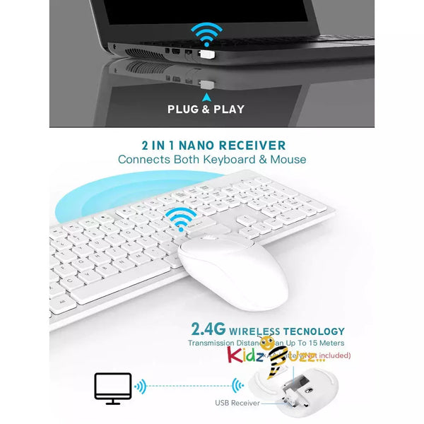 Buzz Keyboard Wireless Keyboard & Mouse | kidzbuzzz