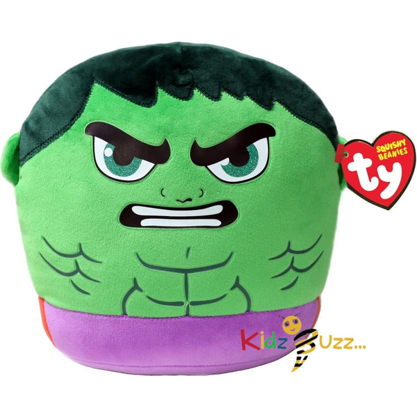 TY Marvel Avengers Hulk Squishy,Squishy Beanie Baby Soft Plush Marvel Toys | Collectible Cuddly Stuffed Teddy