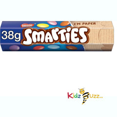Smarties Milk Chocolate Tubes Multipack – Colourful Chocolate Sweets 24 x 38g