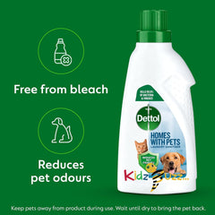 Dettol Laundry Sanitiser, Homes with pets, Fresh Breeze, 4.5L Total (750ml x 6pck) Eliminates Pet Odours, Cleanser & Disinfectant, Kills 99.9 Percent of Bacteria - kidzbuzzz