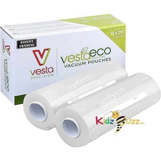 Vacuum Seal Rolls Embossed 2 Vacuum Seal Rolls 11 Inches x 20 Feet 28cm x 6m