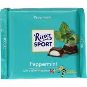 Ritter Sport Peppermint 100 g (Pack Of 10)
