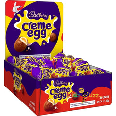 Cadbury Creme Egg - Milk Chocolate Filled With Creamy Filling, Pack of 48 x 40 g