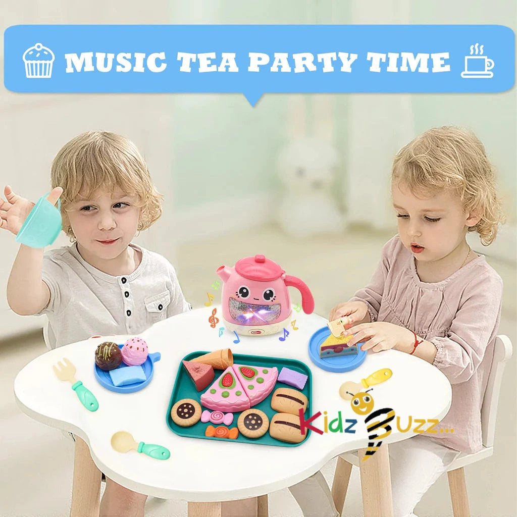 Tea Sets for Children, Role Play Food Toys, Toy Kitchen Accessories