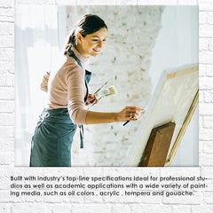 50x60cm  Plain White Canvas for Painting Sketching Drawing | Ideal for Oil Paints and Acrylics Plain Canvas for Painting | Canvases for Acrylic Painting | Blank Art Canvas | Art Supply - kidzbuzzz