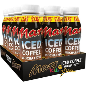 Mars Iced Coffee Mocha Latte 250ml Bottle Chocolate Caramel Coffee Flavour